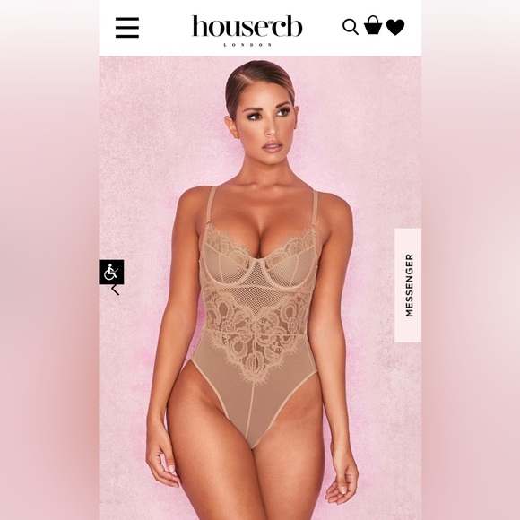 New House of CB Nadia Lace Bodysuit - Picture 4 of 7